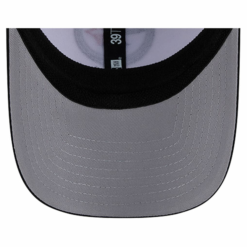 Pittsburgh Steelers New Era Dashmark Rays 39THIRTY Flex Hat White/Black | NFL