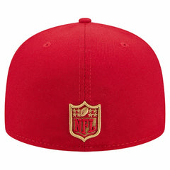 San Francisco 49ers New Era Group Chat 59FIFTY Fitted Hat Scarlet | NFL