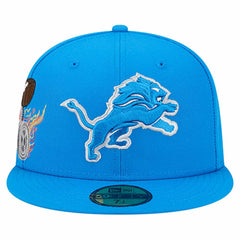 Detroit Lions New Era Group Chat 59FIFTY Fitted Hat Blue | NFL