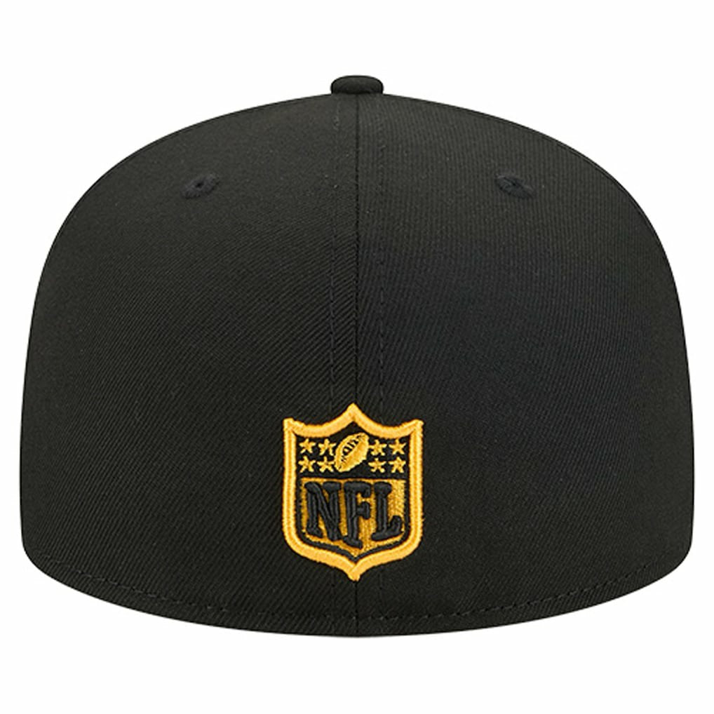 Pittsburgh Steelers New Era Group Chat 59FIFTY Fitted Hat Black | NFL