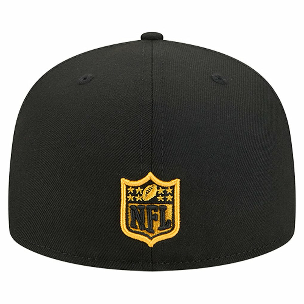 Pittsburgh Steelers New Era Group Chat 59FIFTY Fitted Hat Black | NFL