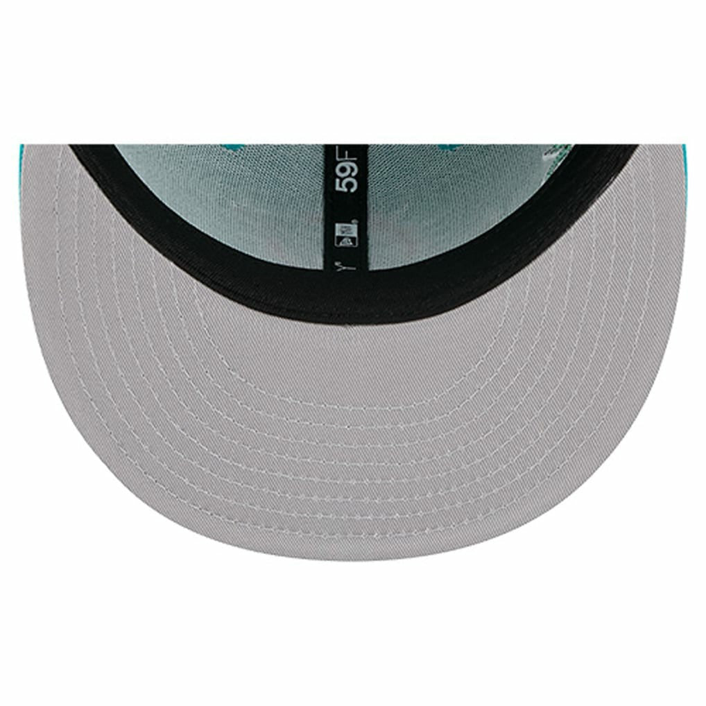 Miami Dolphins New Era Group Chat 59FIFTY Fitted Hat Aqua | NFL