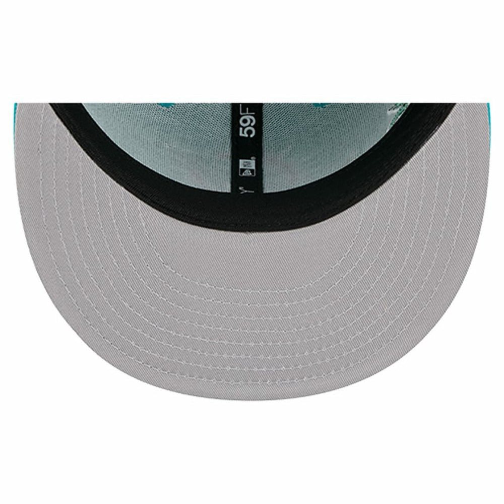 Miami Dolphins New Era Group Chat 59FIFTY Fitted Hat Aqua | NFL