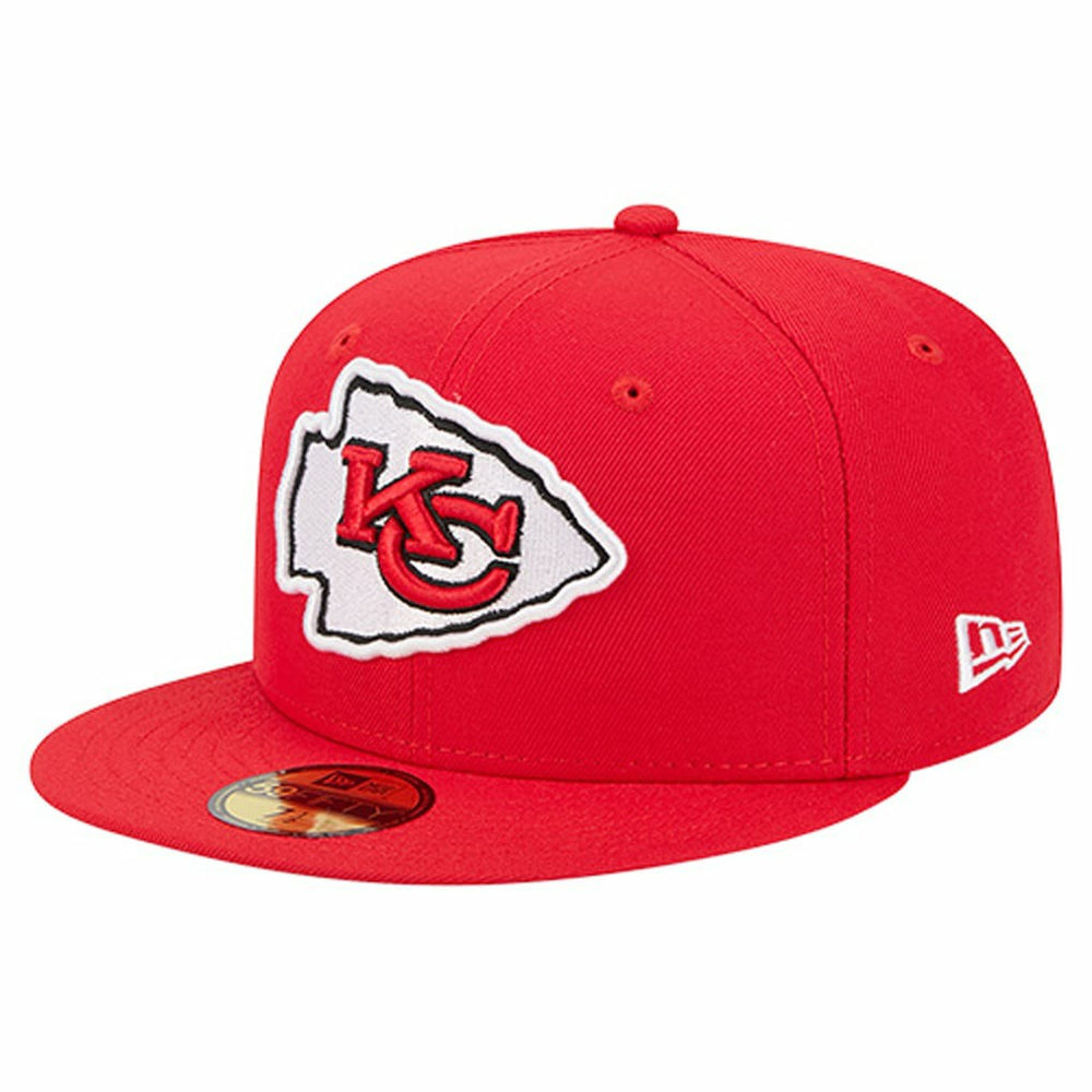 Kansas City Chiefs New Era Group Chat 59FIFTY Fitted Hat Red | NFL