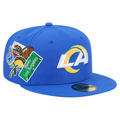 Los Angeles Rams New Era Group Chat 59FIFTY Fitted Hat Royal | NFL