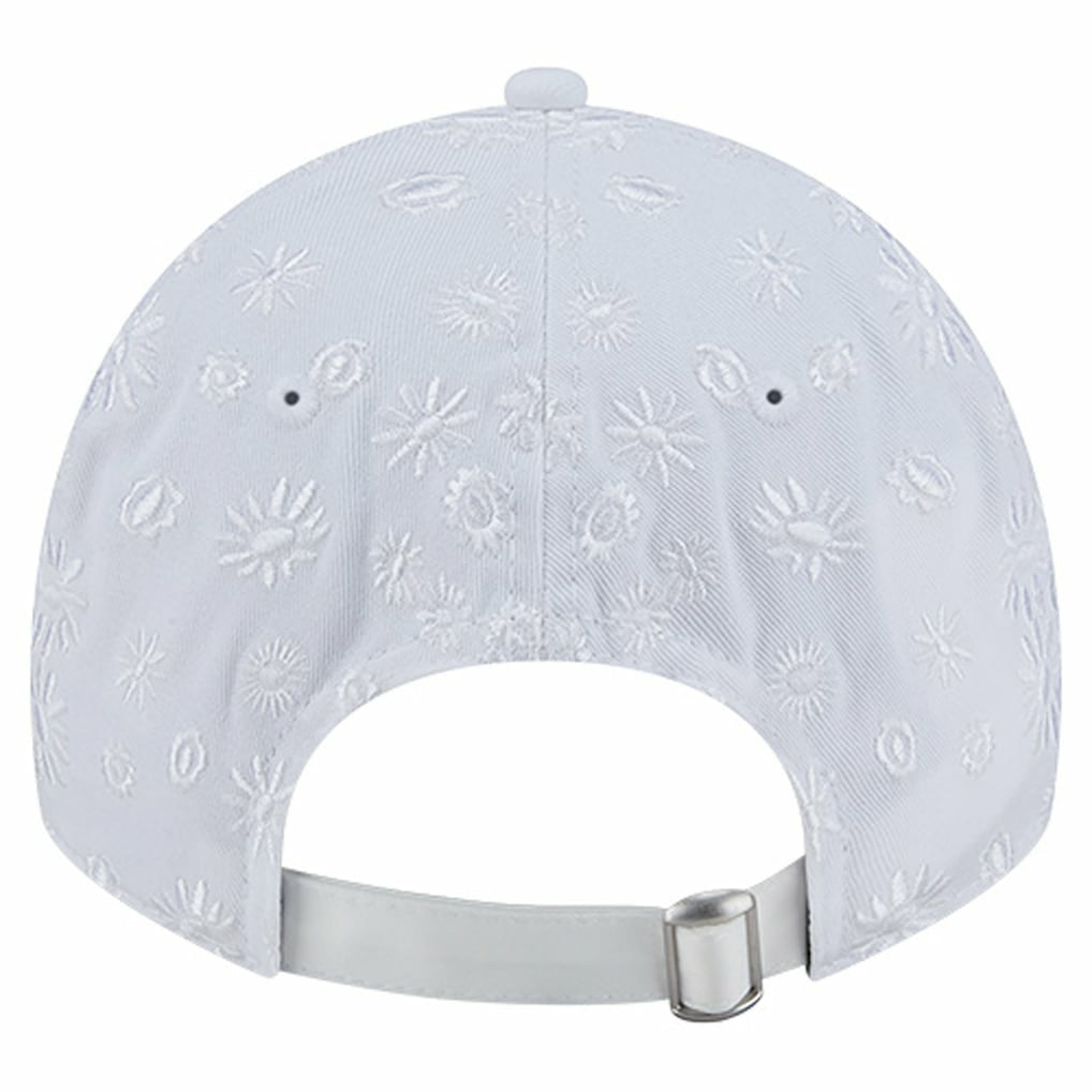 Miami Dolphins New Era Women's Floral 9TWENTY Adjustable Hat White | NFL