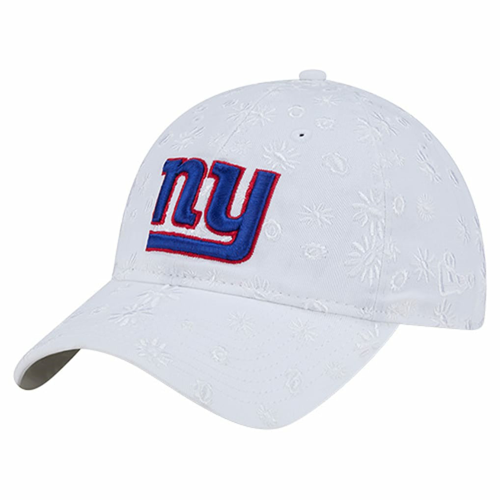 New York Giants New Era Women's Floral 9TWENTY Adjustable Hat White | NFL