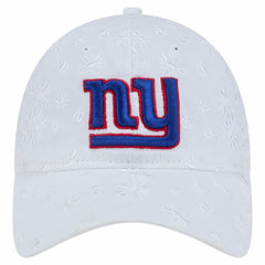 New York Giants New Era Women's Floral 9TWENTY Adjustable Hat White | NFL