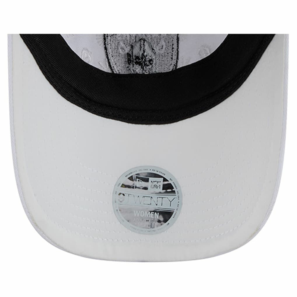 Las Vegas Raiders New Era Women's Floral 9TWENTY Adjustable Hat White | NFL