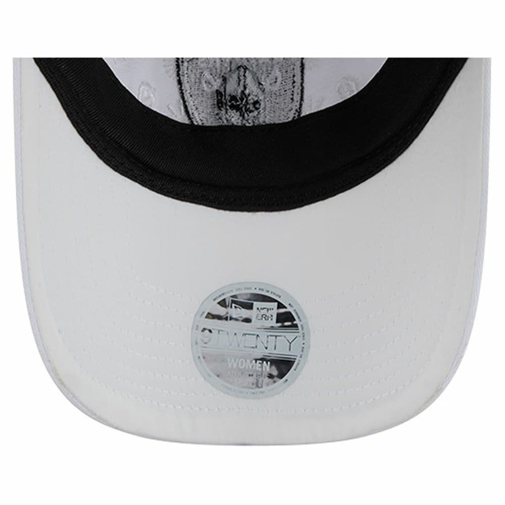 Las Vegas Raiders New Era Women's Floral 9TWENTY Adjustable Hat White | NFL