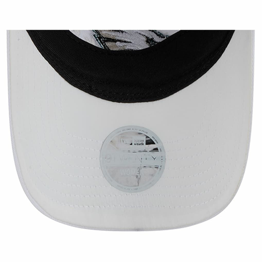 Philadelphia Eagles New Era Women's Floral 9TWENTY Adjustable Hat White | NFL