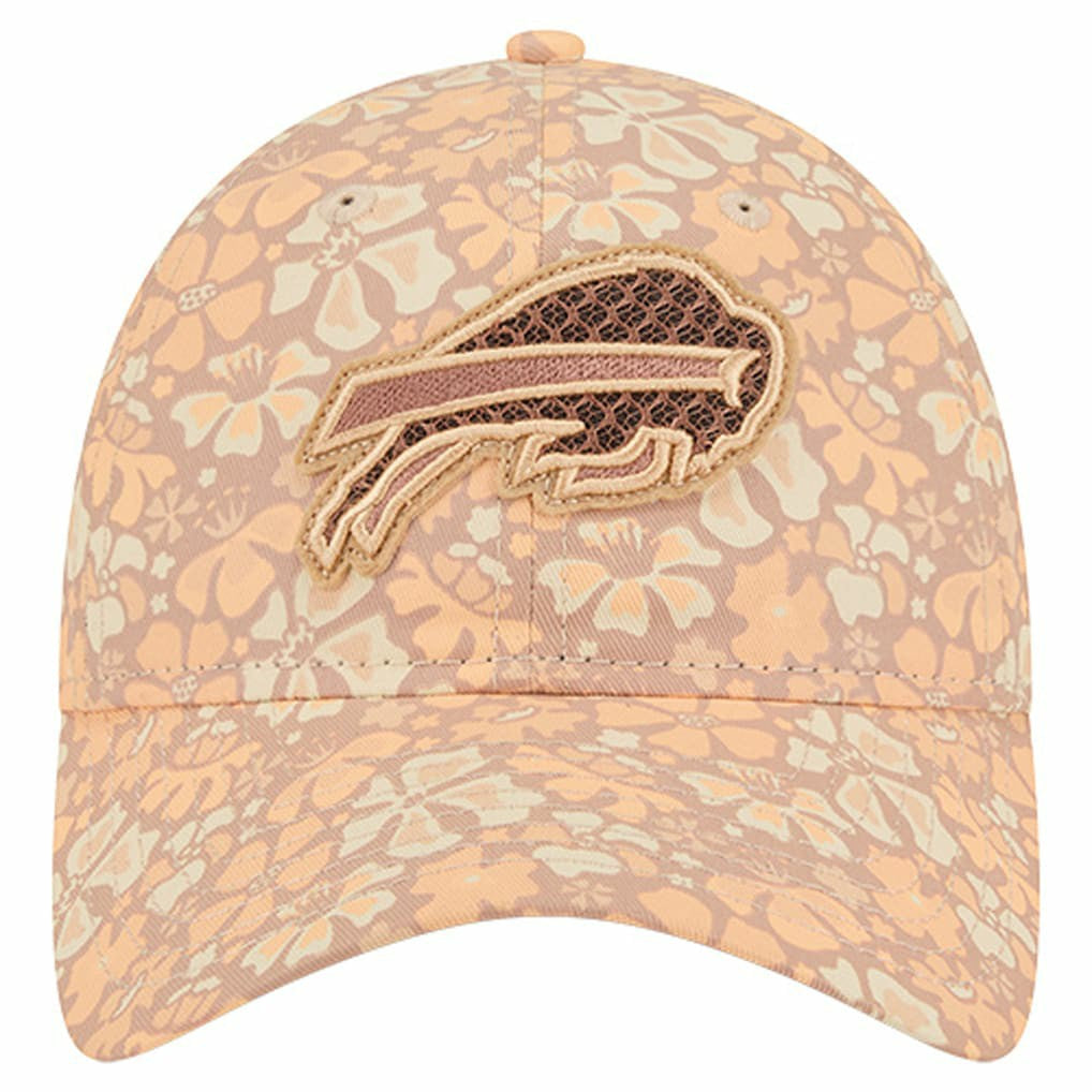 Buffalo Bills New Era Women's Floral 9TWENTY Adjustable Hat Tan | NFL