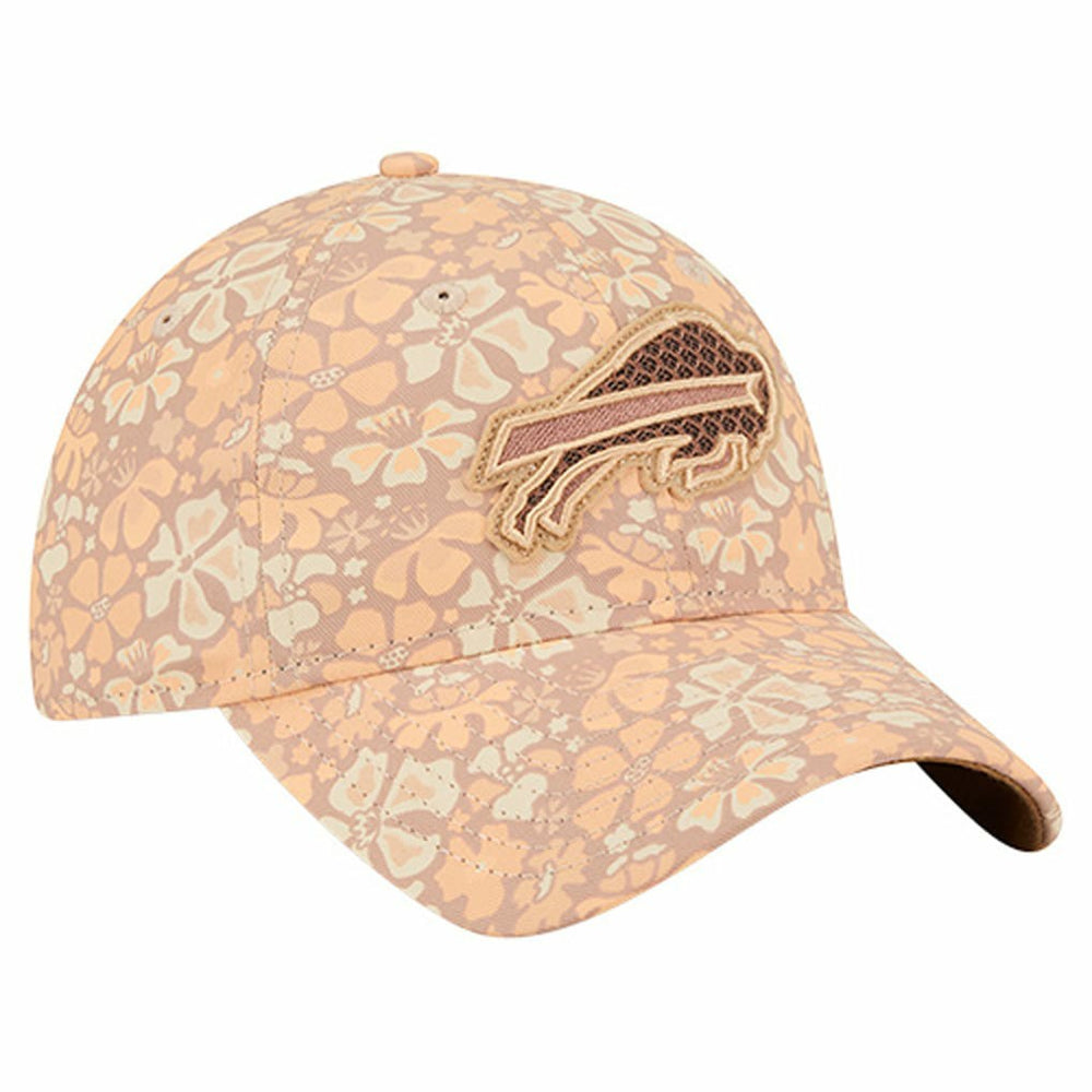 Buffalo Bills New Era Women's Floral 9TWENTY Adjustable Hat Tan | NFL