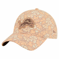 Detroit Lions New Era Women's Floral 9TWENTY Adjustable Hat Tan | NFL