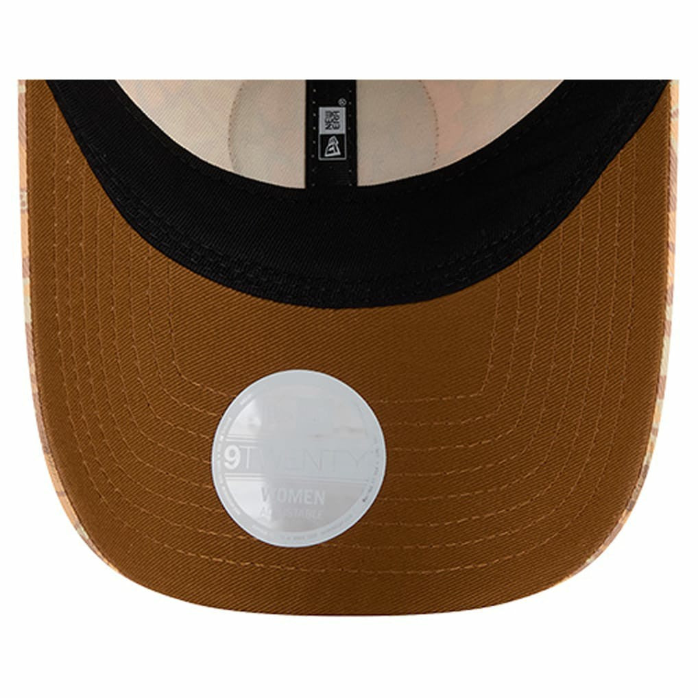 Pittsburgh Steelers New Era Women's Floral 9TWENTY Adjustable Hat Tan | NFL