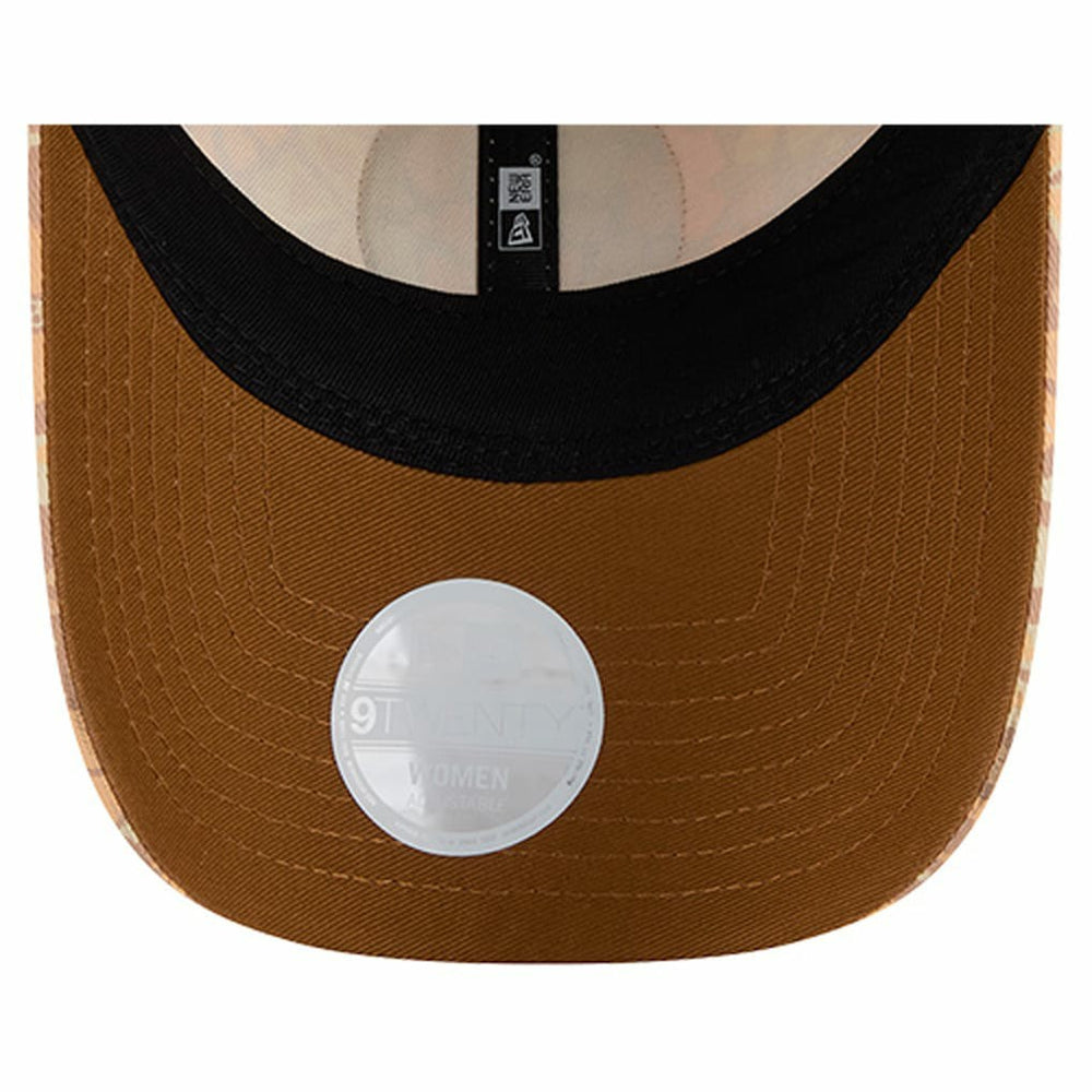 Pittsburgh Steelers New Era Women's Floral 9TWENTY Adjustable Hat Tan | NFL