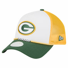Green Bay Packers New Era Women's Friendship Bracelet 9FORTY Adjustable Hat White/Green | NFL