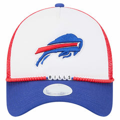 Buffalo Bills New Era Women's Friendship Bracelet 9FORTY Adjustable Hat White/Royal | NFL