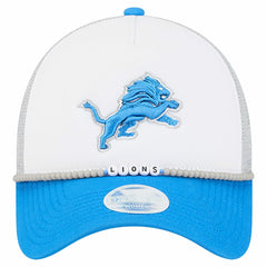 Detroit Lions New Era Women's Friendship Bracelet 9FORTY Adjustable Hat White/Blue | NFL