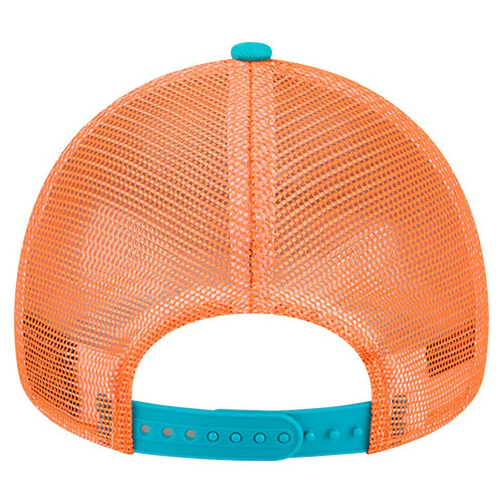 Miami Dolphins New Era Women's Friendship Bracelet 9FORTY Adjustable Hat White/Aqua | NFL
