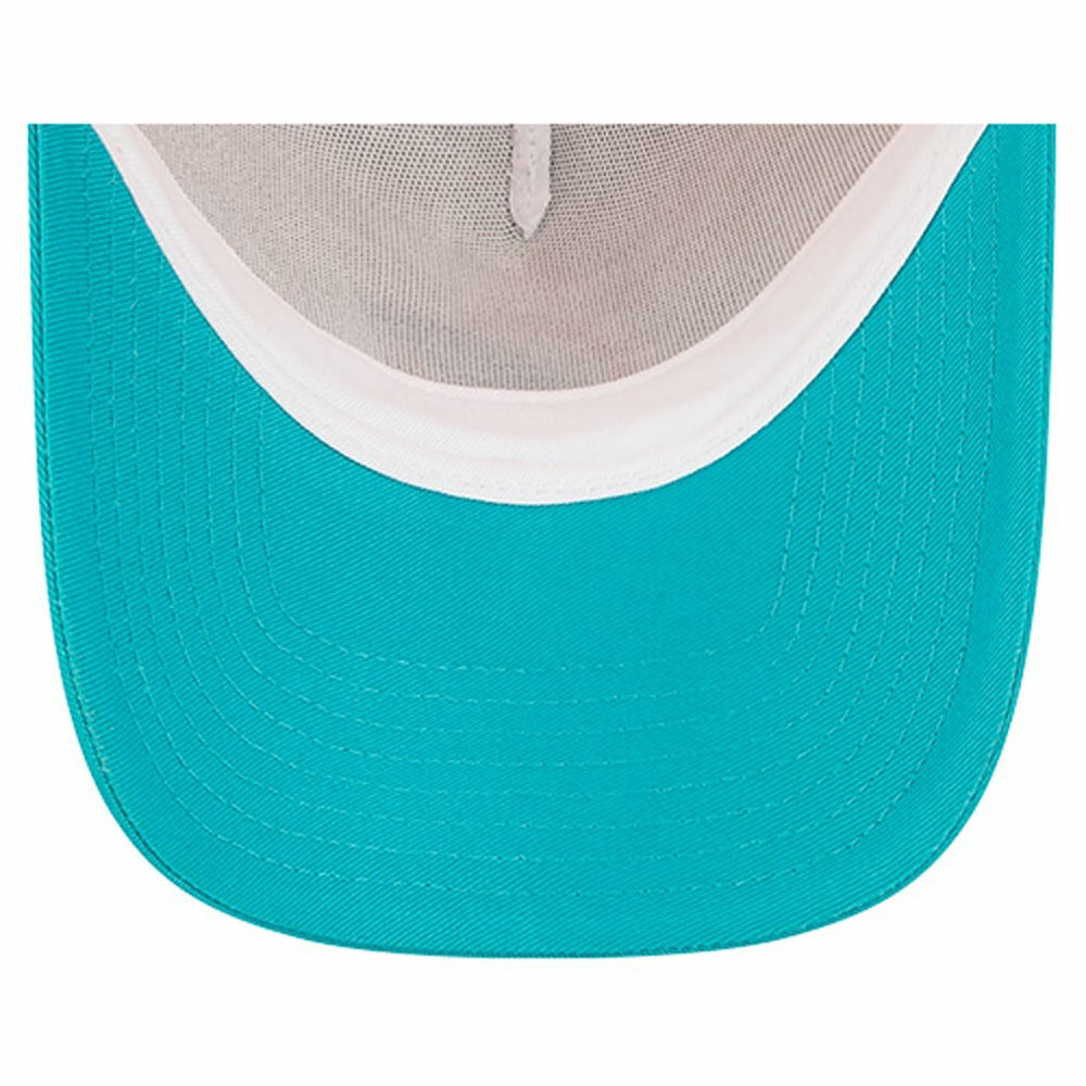 Miami Dolphins New Era Women's Friendship Bracelet 9FORTY Adjustable Hat White/Aqua | NFL