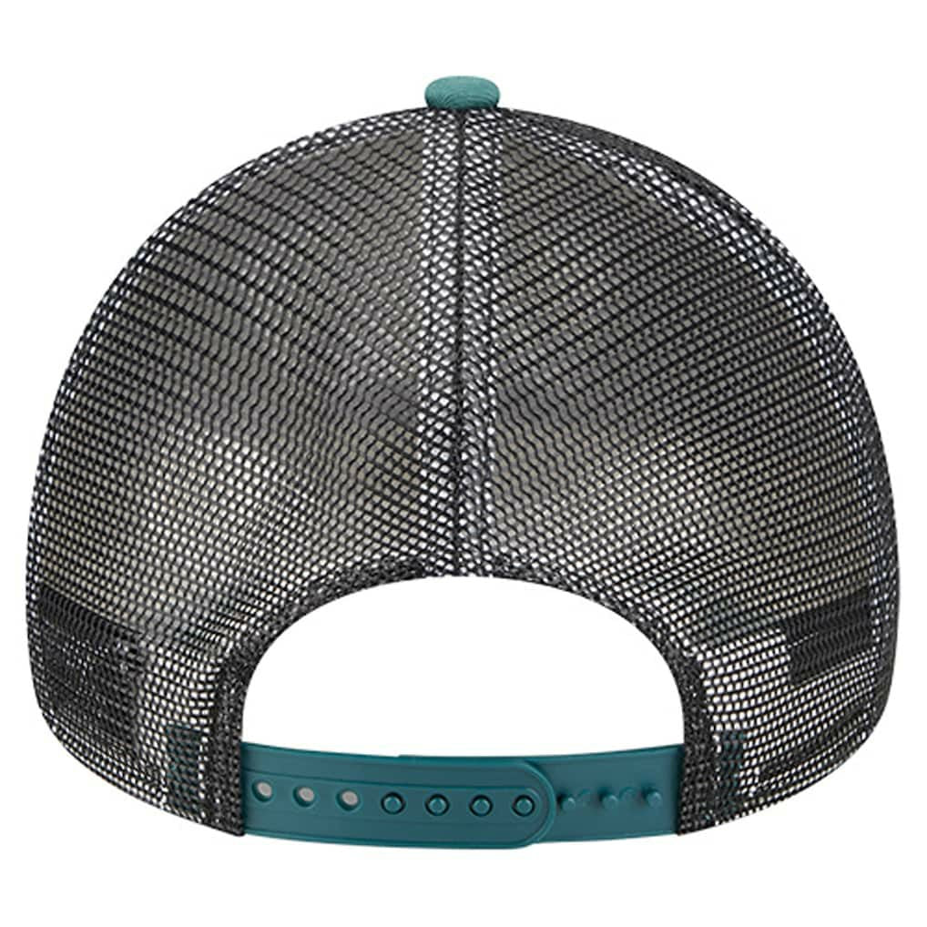 Philadelphia Eagles New Era Women's Friendship Bracelet 9FORTY Adjustable Hat White/Midnight Green | NFL