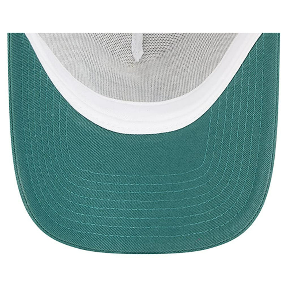 Philadelphia Eagles New Era Women's Friendship Bracelet 9FORTY Adjustable Hat White/Midnight Green | NFL