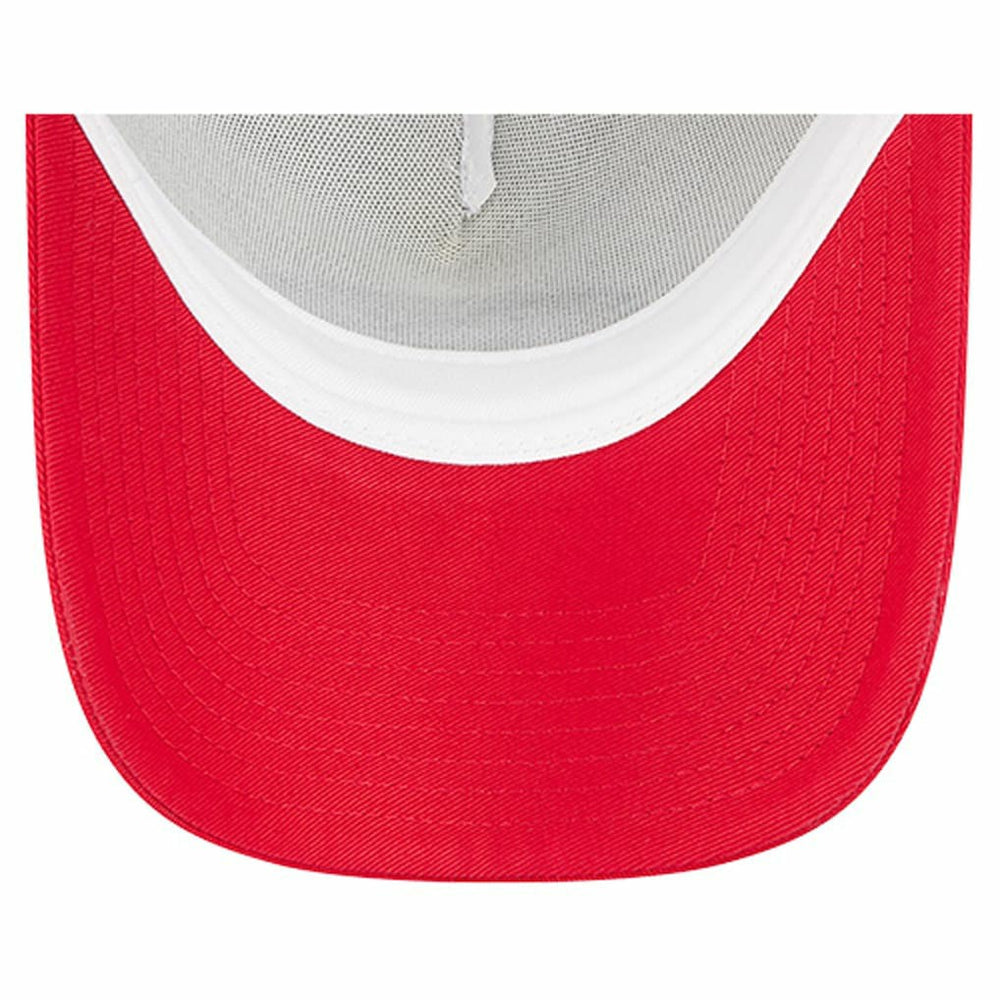 San Francisco 49ers New Era Women's Friendship Bracelet 9FORTY Adjustable Hat White/Scarlet | NFL