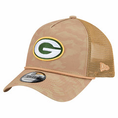 Green Bay Packers New Era Wheat Camo 9FORTY Adjustable Hat Tan | NFL
