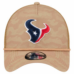 Houston Texans New Era Wheat Camo 9FORTY Adjustable Hat Tan | NFL