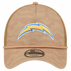 Los Angeles Chargers New Era Wheat Camo 9FORTY Adjustable Hat Tan | NFL