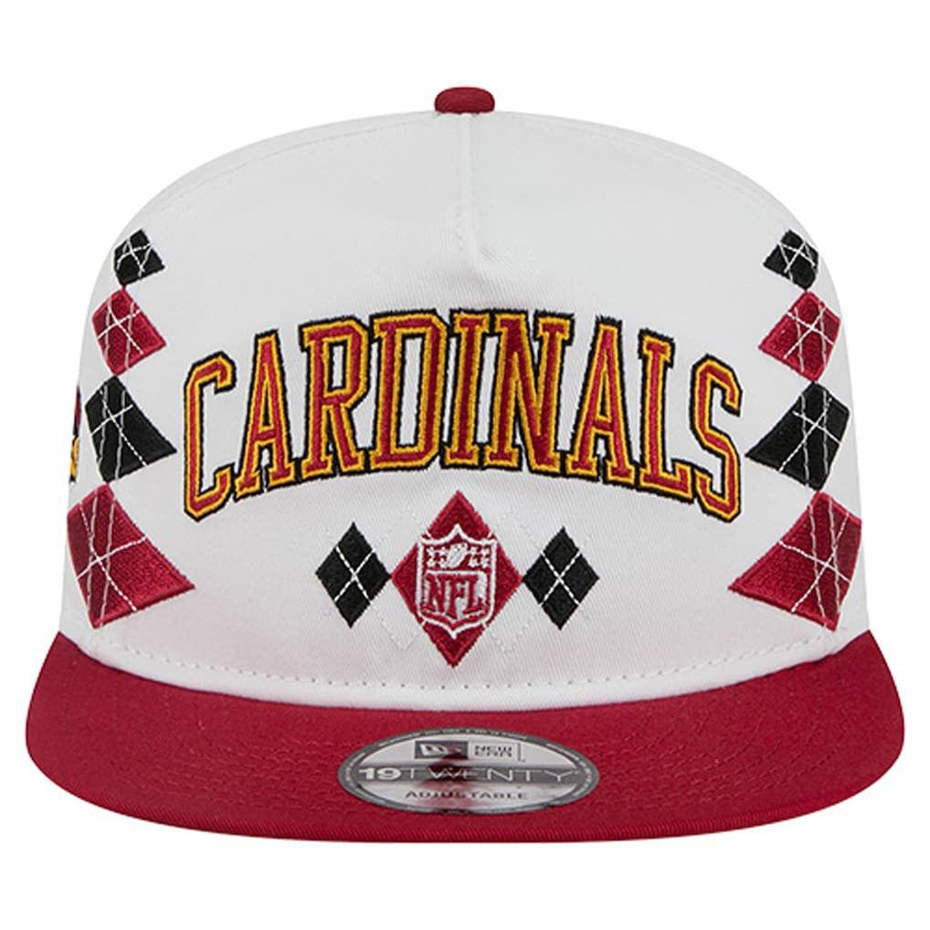Arizona Cardinals New Era Argyle 19TWENTY Adjustable Hat White | NFL