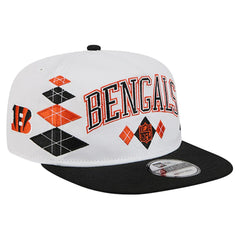 Cincinnati Bengals New Era Argyle 19TWENTY Adjustable Hat White | NFL