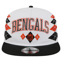 Cincinnati Bengals New Era Argyle 19TWENTY Adjustable Hat White | NFL