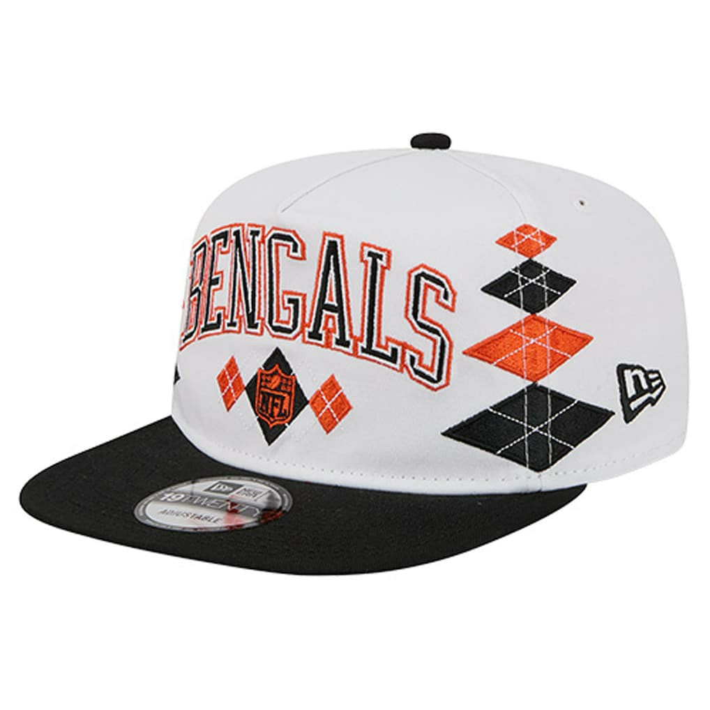 Cincinnati Bengals New Era Argyle 19TWENTY Adjustable Hat White | NFL