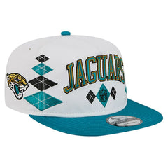 Jacksonville Jaguars New Era Argyle 19TWENTY Adjustable Hat White | NFL