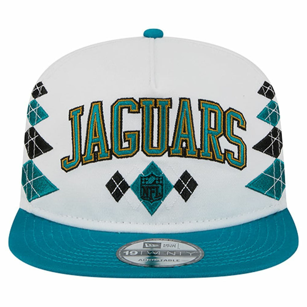 Jacksonville Jaguars New Era Argyle 19TWENTY Adjustable Hat White | NFL