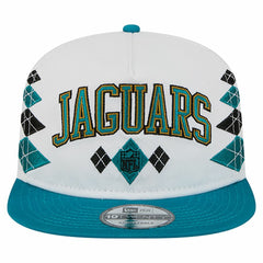 Jacksonville Jaguars New Era Argyle 19TWENTY Adjustable Hat White | NFL