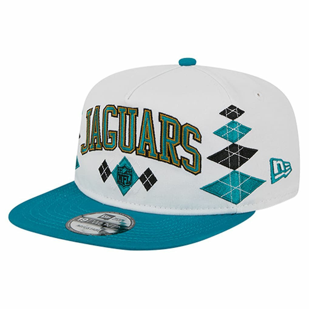 Jacksonville Jaguars New Era Argyle 19TWENTY Adjustable Hat White | NFL
