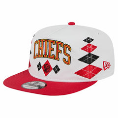 Kansas City Chiefs New Era Argyle 19TWENTY Adjustable Hat White | NFL