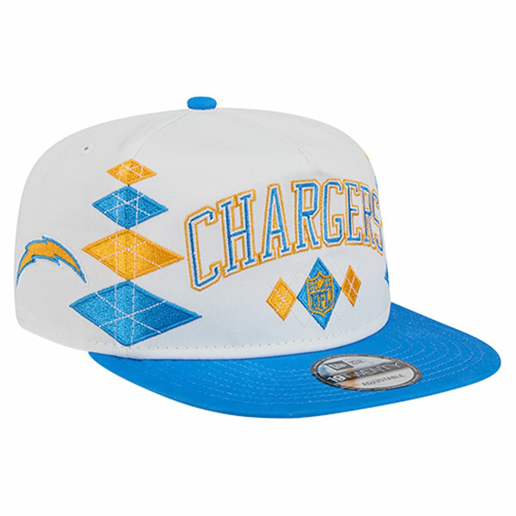 Los Angeles Chargers New Era Argyle 19TWENTY Adjustable Hat White | NFL