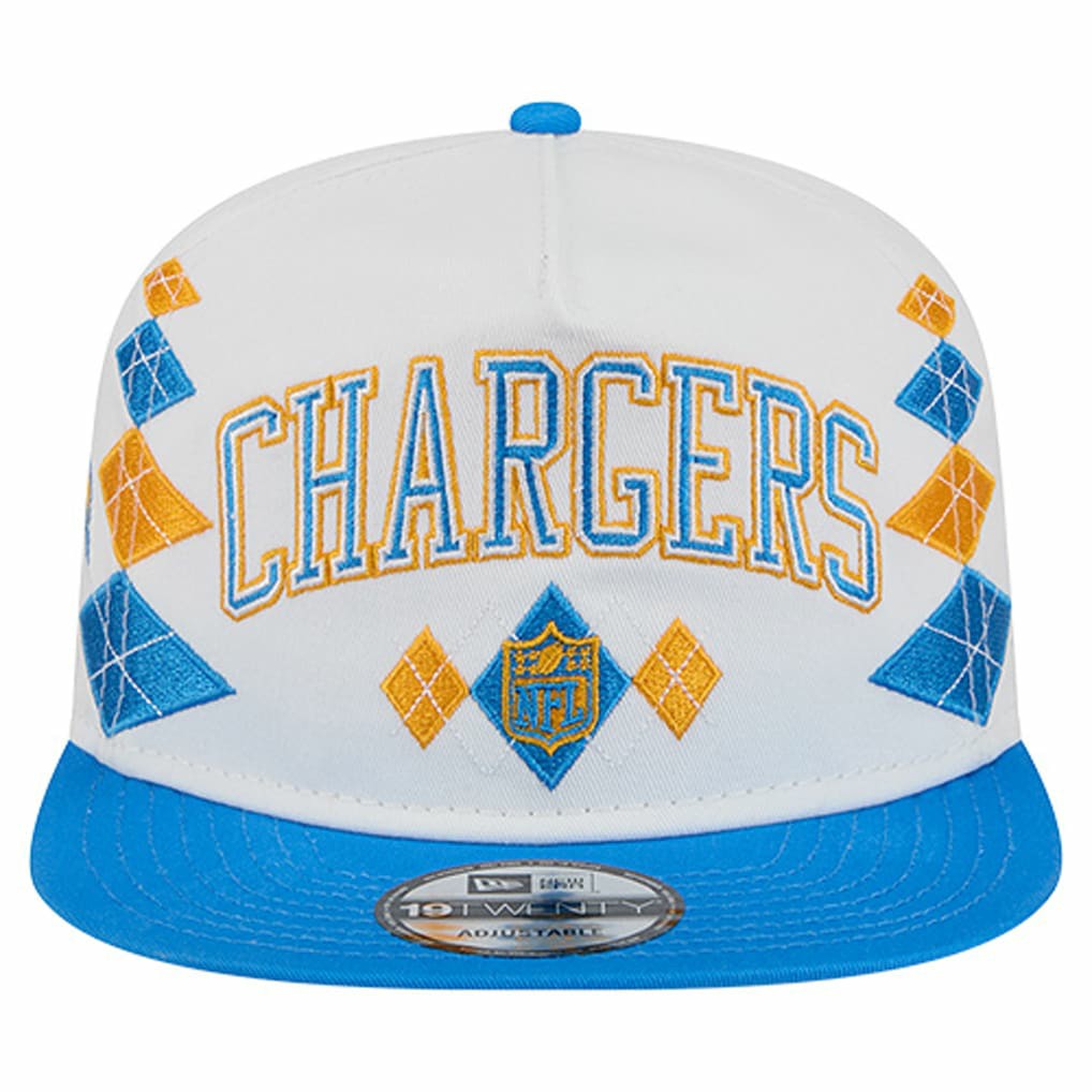Los Angeles Chargers New Era Argyle 19TWENTY Adjustable Hat White | NFL
