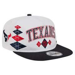 Houston Texans New Era Argyle 19TWENTY Adjustable Hat White | NFL