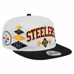 Pittsburgh Steelers New Era Argyle 19TWENTY Adjustable Hat White | NFL