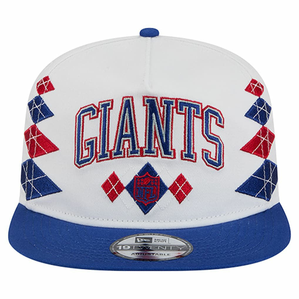 New York Giants New Era Argyle 19TWENTY Adjustable Hat White | NFL