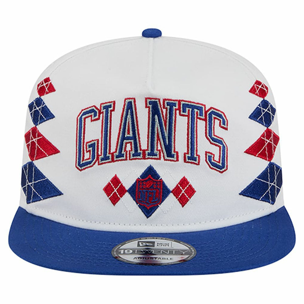 New York Giants New Era Argyle 19TWENTY Adjustable Hat White | NFL