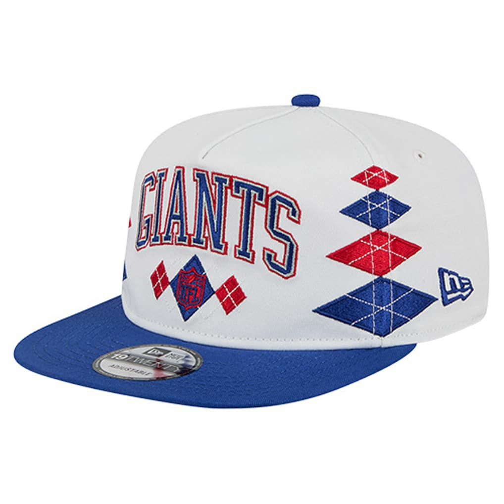 New York Giants New Era Argyle 19TWENTY Adjustable Hat White | NFL