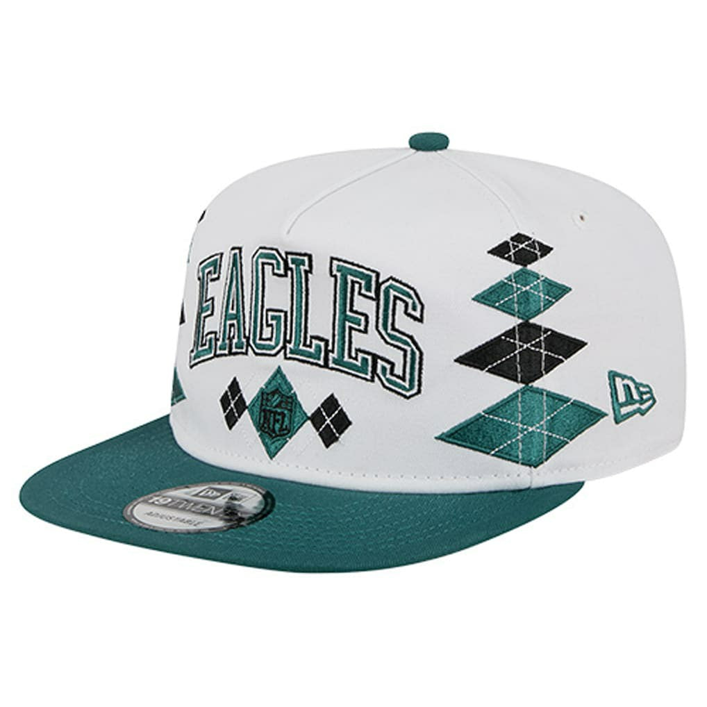 Philadelphia Eagles New Era Argyle 19TWENTY Adjustable Hat White | NFL