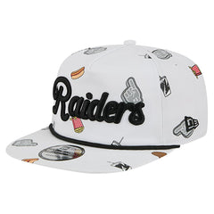 Las Vegas Raiders New Era Team Cheer 19TWENTY Snapback Hat White | NFL