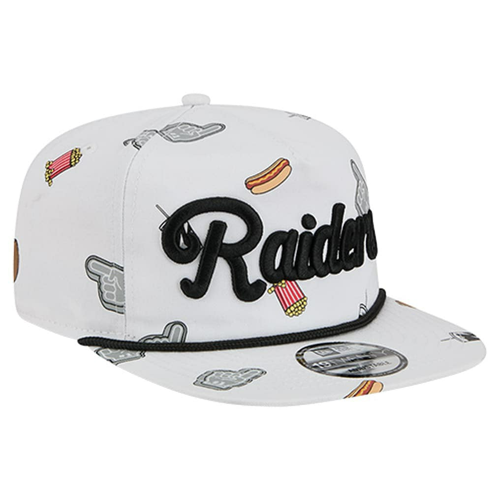 Las Vegas Raiders New Era Team Cheer 19TWENTY Snapback Hat White | NFL